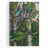 Modern Wall Art - Tranquil River Landscape - Contemporary Art Print
