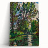 Modern Wall Art - Tranquil River Landscape - Contemporary Art Print
