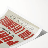 Deep Purple Concert Retro Poster - Vintage Fairfield Hall Art