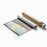 Vintage Geneva Travel Poster - Swiss Lake & Mountains Art Print