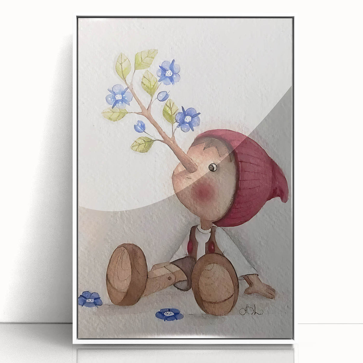 Pinocchio Boys Room Wall Art – Whimsical Kids Wall Art Print