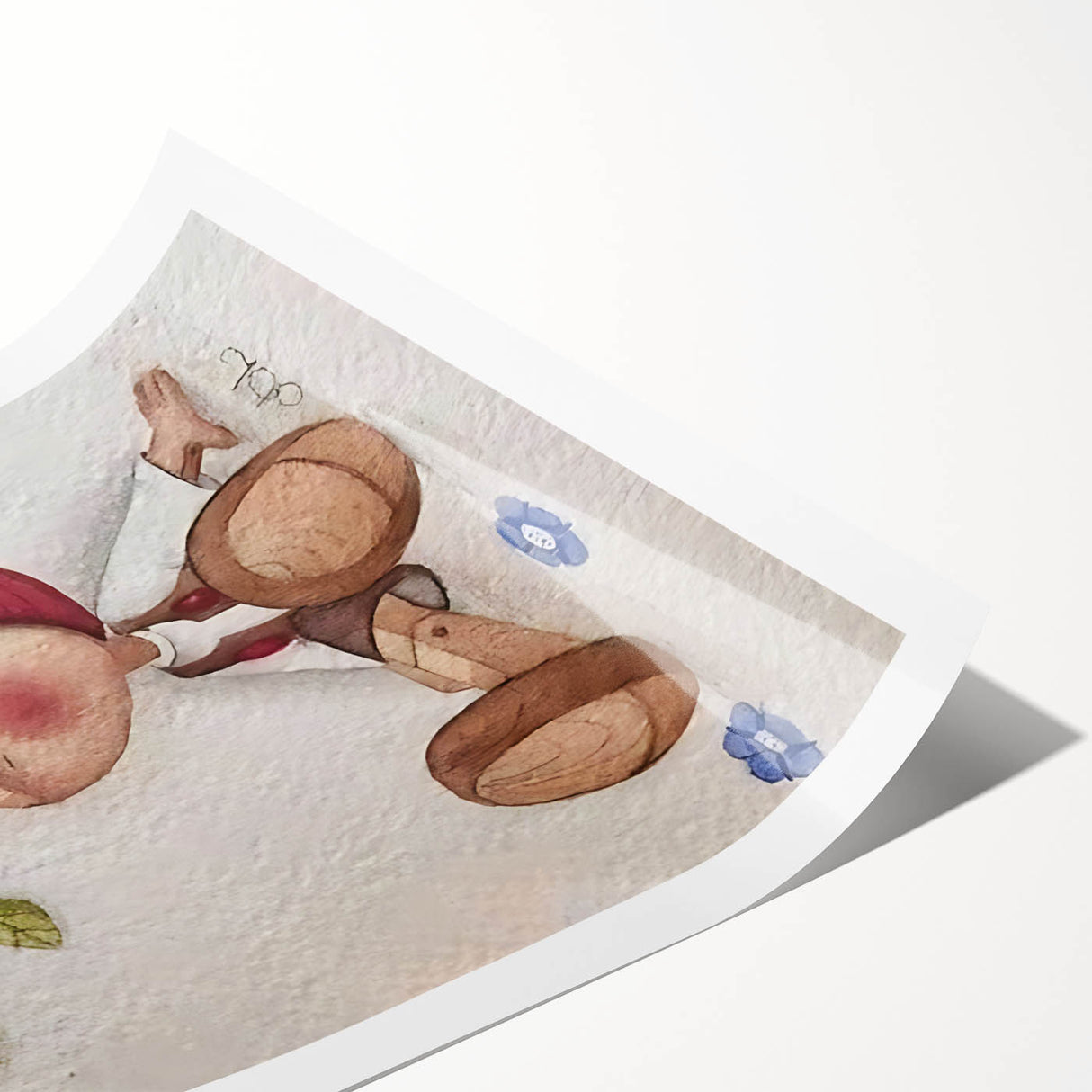 Pinocchio Boys Room Wall Art – Whimsical Kids Wall Art Print