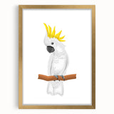 Cockatoo Parrot Nursery Wall Art – Baby Room & Kids Decor Print