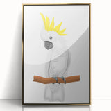 Cockatoo Parrot Nursery Wall Art – Baby Room & Kids Decor Print