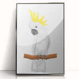Cockatoo Parrot Nursery Wall Art – Baby Room & Kids Decor Print