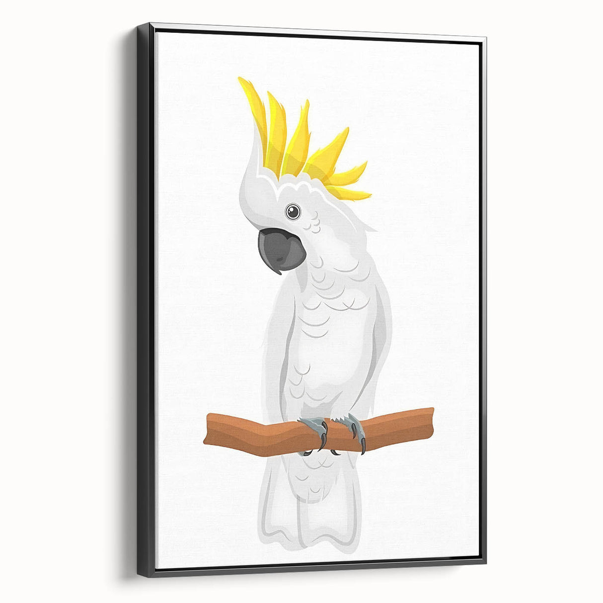 Cockatoo Parrot Nursery Wall Art – Baby Room & Kids Decor Print