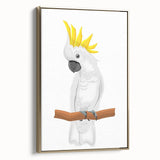 Cockatoo Parrot Nursery Wall Art – Baby Room & Kids Decor Print