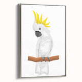 Cockatoo Parrot Nursery Wall Art – Baby Room & Kids Decor Print