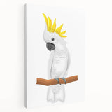 Cockatoo Parrot Nursery Wall Art – Baby Room & Kids Decor Print