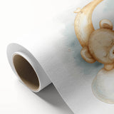 Sleepy Bear - Kids Room Wall Art Canvas and Framed Options