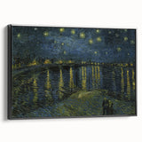 Black and white framed canvas depicting a vintage-style landscape, ideal for bedroom wall art.