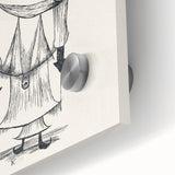 Witch with a Comb Wall Art - Abstract Minimalist Print by Paul Klee