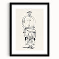 Witch with a Comb Wall Art - Abstract Minimalist Print by Paul Klee