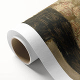 Modern Abstract Portrait - Woman Sitting by the Fireside Wall Art