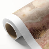 Abstract landscape wall art on rolled canvas features vibrant hues of blue and green, evoking a serene outdoor scene, ideal for modern home decor.