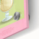 Large abstract wall art in mid-century modernist style on acrylic, featuring bold geometric shapes in vibrant colors.