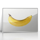 Art Deco poster of vibrant fruits on a white acrylic framed print, suitable as modern art wall decor or nursery wall art.