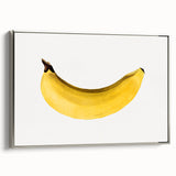 Landscape art painting of colorful fruits on black background, framed canvas, suitable for kitchen wall art.