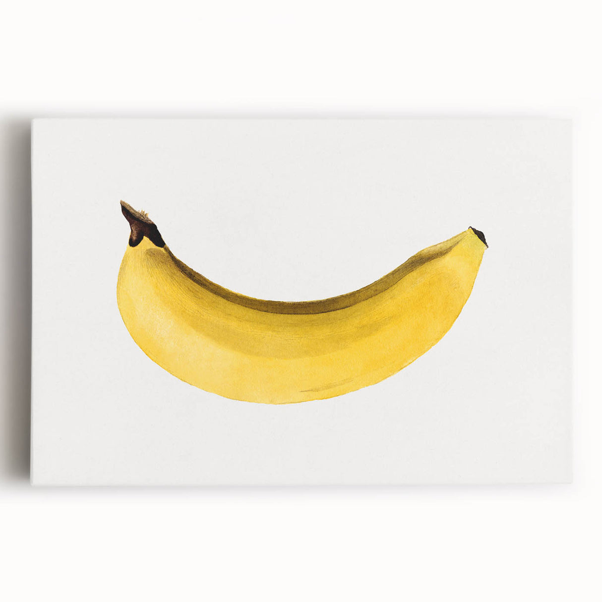 Black and white photo of assorted fruits on stretched canvas, ideal for kitchen wall art.
