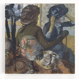 At the Milliner’s by Degas: Elegant Impressionist Hat Shop Wall Art