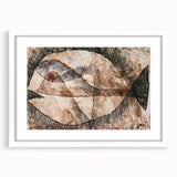 Abstract Fish Modern Wall Art - Contemporary Minimalist Decor Accent