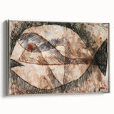 Abstract Fish Modern Wall Art - Contemporary Minimalist Decor Accent