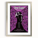 Deep Purple Canadian Tour Retro Poster - Vintage Concert Art