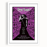 Deep Purple Canadian Tour Retro Poster - Vintage Concert Art