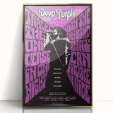 Deep Purple Canadian Tour Retro Poster - Vintage Concert Art