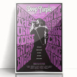 Deep Purple Canadian Tour Retro Poster - Vintage Concert Art