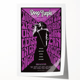 Deep Purple Canadian Tour Retro Poster - Vintage Concert Art