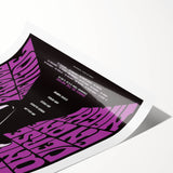 Deep Purple Canadian Tour Retro Poster - Vintage Concert Art