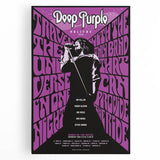 Deep Purple Canadian Tour Retro Poster - Vintage Concert Art