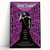 Deep Purple Canadian Tour Retro Poster - Vintage Concert Art