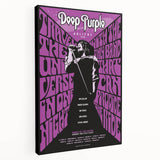 Deep Purple Canadian Tour Retro Poster - Vintage Concert Art