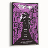 Deep Purple Canadian Tour Retro Poster - Vintage Concert Art