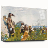 Berry Pickers Realism Art Print - Winslow Homer 1873 Classical Realism Canvas