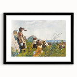 Berry Pickers Realism Art Print - Winslow Homer 1873 Classical Realism Canvas