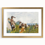 Berry Pickers Realism Art Print - Winslow Homer 1873 Classical Realism Canvas