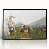 Berry Pickers Realism Art Print - Winslow Homer 1873 Classical Realism Canvas
