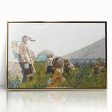 Berry Pickers Realism Art Print - Winslow Homer 1873 Classical Realism Canvas