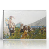 Berry Pickers Realism Art Print - Winslow Homer 1873 Classical Realism Canvas