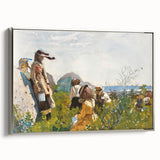 Berry Pickers Realism Art Print - Winslow Homer 1873 Classical Realism Canvas