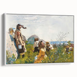 Berry Pickers Realism Art Print - Winslow Homer 1873 Classical Realism Canvas