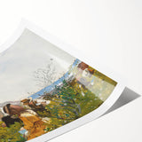 Berry Pickers Realism Art Print - Winslow Homer 1873 Classical Realism Canvas