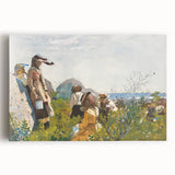 Berry Pickers Realism Art Print - Winslow Homer 1873 Classical Realism Canvas