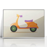 Retro Scooter Boys Wall Art – Fun Kids Room Decor Print