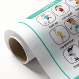 Numbers and Shapes Wall Art - Kids Sports Learning Poster