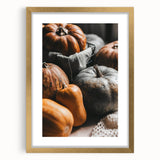 Extra large abstract art print featuring textured fall colors on a framed canvas, ideal for living room decor.