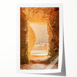 Rolled print of spring-themed floral art in pastel shades, ideal for art wall dining room.